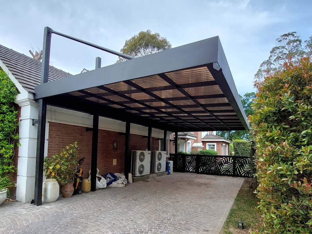 Pérgola metálica: vista 3