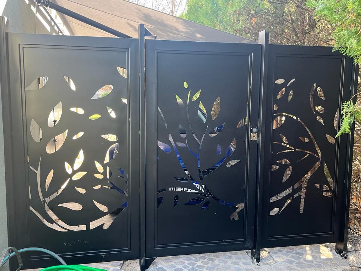 Portón de hierro: vista 1